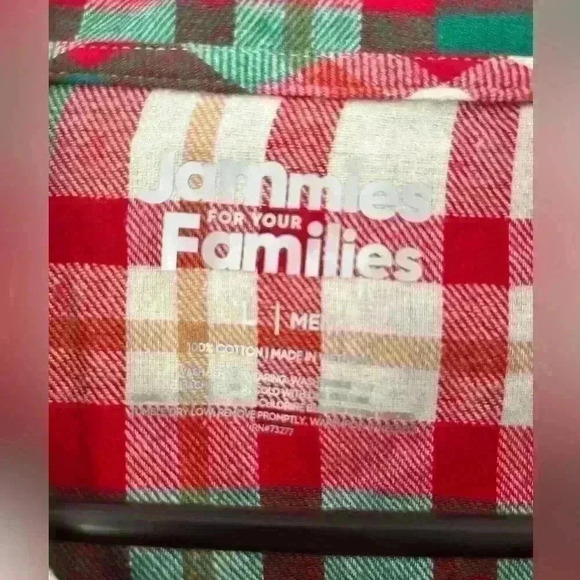 Jammies for your Families Mens Christmas pajama set size L NWT - Picture 5 of 14